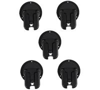 Housoutil 5 Piezas Soporte de gancho para micrófono manual Accesorios para celular accesorios de automoviles para telefonos moviles Clip de montaje para micrófono de mano radio de coche