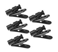 Housoutil 5 soportes de clip de cable para auriculares, abrazaderas de fijación duraderas para cable de micrófono para uso , clips de cable de color de moda para auriculares y cables de carga