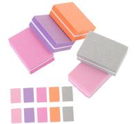 Housoutil 50 Pcs Lima de uñas limas de uñas de vidrio limas para uñas naturales limas de uñas de bloque compacto mini expediente bloque de pulido tofu pequeño esponja