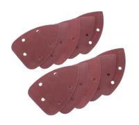 Housoutil 50 Piezas Lijas Triangulares para Lijadora Mouse con Gancho y Bucle Papel de Lija Surtido Acabado de Muebles