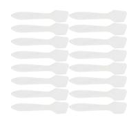 Housoutil 50 Unidades Espátula Cosmética de Plástico White para Muestreo y Aplicación de Maquillaje, Herramienta Práctica para Productos DIY y Cuidado Facial