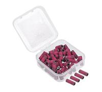 Housoutil 50piezas Bandas De Lijado Para Uñas Tambores Abrasivos Para Manicura Adecuados Para Brocas De Uñas Pequeño Sin Eje Perfectos Para Pulido y Eliminación De Acrílicas