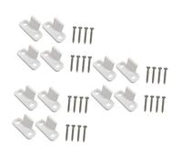 Housoutil 6 Juegos Guía De Piso De Aluminio Rodillo De Soporte Para Montaje En Pared Corredizo Puerta De Granero Manija De Puerta Corredera Puerta Doble Tapón Acero Carbono