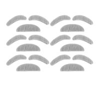 Housoutil 6 Juegos Kit de Bigote Postizo para Halloween Cejas y Bigote de Material Artificial, Realista, Fácil de Usar y Transformación Rápida para Disfraces de Persona Mayor en Fiestas