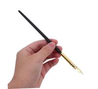 Housoutil 6 Piezas de Caligrafía Dip Artístico con Punta Metálica Dorada para Dibujo Escritura Proyectos Artísticos para Principiantes y Profesionales