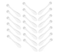 Housoutil 60 Piezas cuchara de máscara espátula de base espátula facial crema de mantequilla cuchara cosmética cuchara de masaje ocular cuidado cosmético masajeador Acrílico