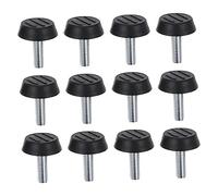 Housoutil 60 Piezas De Niveladores De Patas De Mesa Ajustables Almohadillas De Mesa Ajustables Deslizadores De Nivelación Almohadillas De Tornillo para Patas De Mesa Silla Alta Hierro
