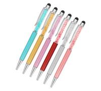 Housoutil 6piezas Bolígrafo Capacitivo De Cristal Punta De Bola para Pantalla Táctil Compatible con Tablets y Smartphones para Dibujar y Tomar Notas