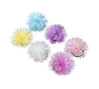 Housoutil 6piezas Cintas De Pelo Bolas Sujetadores Para De Caballo Para Cumpleaños y Navidad