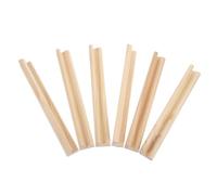 Housoutil 6Piezas Estante De Madera para Letras De Mesa para Organización De Cartas para Actividades Educativas y Familiares Casa Escuela y Jardín