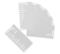 Housoutil 7 Piezas Regla De Escala Hueca Medir Altura Para Pared Tabla De Crecimiento Tabla De Altura Calcomanías De Pared Para Habitaciones De Muro El Plastico