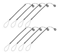 Housoutil 8 cordones para lápiz capacitivo perdido, cordón de resorte para lápiz táctil, práctico cordón para teléfono con anillo de silicona para mantener tu lápiz capacitivo al alcance