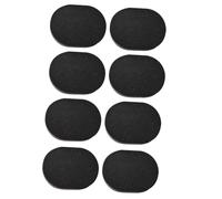 Housoutil 8 Esponjas Faciales de Carbón de Bambú para Limpieza y Desmaquillar Esponjas Reutilizables para Eliminar Maquillaje y Grasa Tamaño Medio Color Negro Ideales para Cuidado