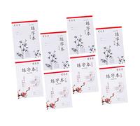 Housoutil 8 Piezas Libros de Caligrafía para Papel Práctico para Ejercicios de Escritura Cuadernos de Práctica para Estudiantes para Aprendizaje de Caligrafía