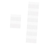 Housoutil 80 Piezas microcepillo para cejas con tapa brocha de maquillaje spooly cepillo aplicador de cejas cepillo de cejas cepillo interdental cepillo de nailon varios carrete colocar