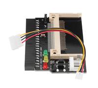 Housoutil Adaptador CF-II CF Duro 3,5 de Disco a 3 para Pulgadas IDE con Conector de Alimentación Floppy y 4 V, Soporte para Microcontrolador Indicadores LED
