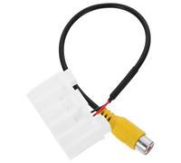 Housoutil Adaptador de arnés de video de entrada de cámara de respaldo para adaptador estéreo duradero para una visión trasera sin costuras, fácil instalación y rendimiento