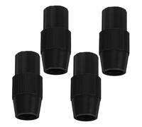 Housoutil Adaptador de Conexión de Toldo Redondo 22-19 Mm Soporte de Extensión de Plástico Negro para Lámparas y Fotografía al Aire Libre
