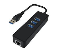 Housoutil Adaptador USB A Ethernet Cable De Red USB 3.0 Ajuste Universal para 7/8/10 Negro