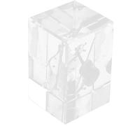 Housoutil Adorno de Violín de Cristal 3D para Escritorio, Decoración Creativa y Delicada para Oficinas y Dormitorios, Modelo Coleccionable y Pisapapeles Elegante