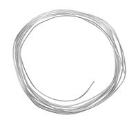 Housoutil Alambre de Aluminio Profesional Plata para Hacer Pulseras y Joyas, Fácil de Doblar No Lastima la Mano, Adecuado para Proyectos de Bricolaje y Manualidades