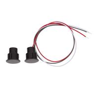 Housoutil Alarma de Puerta Abierta Sensor Magnético Antirrobo para Oficinas y Tiendas, Material Plástico, Salida Nc/no/com, Detección de Estado de Puerta Segura