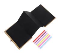 Housoutil Álbum de Fotos DIY de 36 Páginas Tapa Dura de Papel Kraft, Estilo Acordeón Vintage, Resistente y Creativo para Bodas y Día de San Valentín