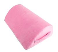 Housoutil Almohada Ergonómica para Pies Memoria de Forma Lágrima Cojín Desmontable Antideslizante en Color Rosa Soporte Cómodo para Oficina y Accesorios de Escritorio para Jugadores
