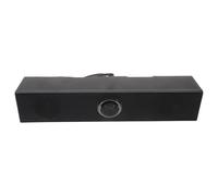 Housoutil Altavoces Diseño de Doble Altavoz y Subwoofer Incorporado para Ordenador de Escritorio Barra de Sonido para Juegos en PC, Material PC, Color Negro