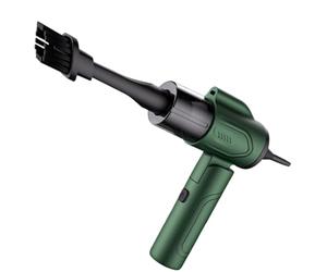 Housoutil Aspiradora de Mano Batería de 1300mah Inalámbrica para Coche Portátil Alta Potencia y Material Abs para Trabajos Rápidos y Pequeños