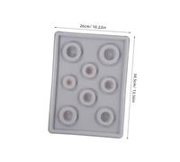 Housoutil Bead Design Tray Beading Board With Precise Measurement Scale For Jewelry Making Bracelet And Necklace Crafting Organizer For DIY Projects