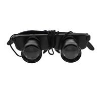 Housoutil Binoculares Pequeños y Compactos 3X para Pesca y Teatro, Unisex, Diseño Multifuncional, Manos Libres, Uso Viajes y Campamentos, Color Negro