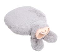 Housoutil Bolsa de Agua Caliente Portátil de 300ml Cubierta de Felpa Adorable, Material Pvc Resistente, Mantiene el Calor Adecuado para Invierno y Uso Doméstico