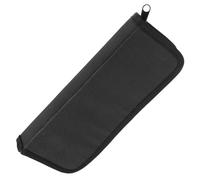 Housoutil Bolsa Diseño Cremallera de Tela Oxford Negra para Pinceles de Pintura Gran Capacidad y Múltiples Ranuras Individuales para Guardar Pinceles de Dibujo
