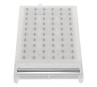 Housoutil Boquilla de pulverización superior para cabezal de ducha rectangular con efecto relajante de cascada y compatibilidad múltiple para baño