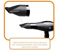 Housoutil Boquilla para Secador de Pelo Negra Resistente a Altas Temperaturas 10 Piezas Accesorio Profesional para Peinado y Estilismo en Salón