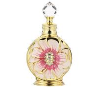 Housoutil Botella de Aceite Esencial de Vidrio Rojo 12 Ml Diseño de Rosa para Aromaterapia y Fabricación de Jabón