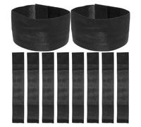 Housoutil Brazaletes Deportivos de Luto Negros Ajustables 11 Piezas 5x30 Cm Banda Elástica para Brazos, Accesorios Conmemorativos para Funerales, Eventos de Oración y Actividades