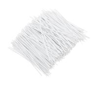 Housoutil Bridas de Alambre Núcleo de Hierro 10 Cm, 1000 Piezas, Reutilizables y Flexibles para Cables Eléctricos, de Computadora y Tv, Organizador Resistente para Gestión de Cables