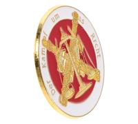 Housoutil Broche Accesorio Legal Conmemorativo Diseño Elegante y Único de Metal de Justicia Adecuado para Abogados en Eventos y Celebraciones