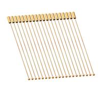 Housoutil Broche de Joyería de Metal Largo con Tapón, Pasador Hecho a Mano, 90 Mm, 20 Piezas, Alfiler de Solapa para Accesorios de Moda, Prendas y Manualidades