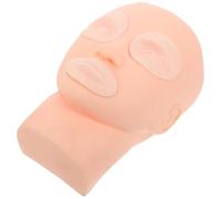 Housoutil Cabeza de Práctica Desmontable para Maquillaje Permanente y Microblading, Material de Silicona Cómoda y Resistente, Adecuada para Formación en Cejas y Delineado