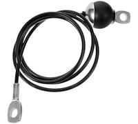 Housoutil Cable para Gimnasio Reutilizable Cubierta de PU, Cable de Polea de Acero de 1,5 Metros para Máquinas de Ejercicio, Accesorios de Polea para Fitness en Casa y Entrenamiento