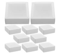 Housoutil Caja de Almacenamiento para Fósforos 10 Piezas, Compacto con Apertura Suave, Material Plástico y Papel, Adecuado para Fiestas de Cumpleaños y Manualidades