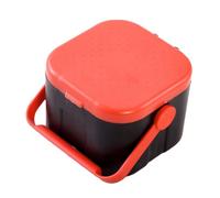 Housoutil Caja de Gusanos de Sangre y Lombrices de Tierra de Plástico, Ligera y Transpirable para Almacenar y Criar Cebos Vivos en Pesca