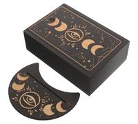 Housoutil Caja de Madera para Exhibición Conveniente para Cartas de Tarot con Soporte Delicado y Resistente en Meditación