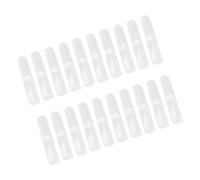 Housoutil Cajas De 20 Piezas PVC Pen Box Embalaje de bolígrafo Caso y ser Hacer Estuche para bolígrafo pequeño Caja de la Pluma de polivinilo Transparent