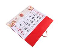 Housoutil Calendario Colgante de Pared 2027 Año Oveja Estilo Retro Vintage en Papel Diseño para Colgar y Páginas Desprendibles Adecuado para Organización en Sala y Reuniones Festivas