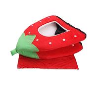 Housoutil Cama Plegable para Mascotas Carpa Tipo Domo de Algodón Suave para Gatos Y Perros Fácil de Limpiar Y Desmontable