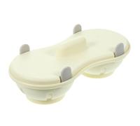 Housoutil Cocedor de Huevos para Microondas Tapa Molde de Plástico PP Reutilizable para Cocinar al Vapor Huevos Utensilio de Cocina Versátil en Color Beige Claro Adecuado Reutilizable